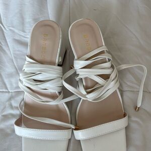 BAMBOO White Heels